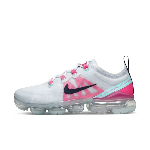 Nike Women's Air VaporMax 2019 Running Shoes, Pink/Grey - Size 5.5