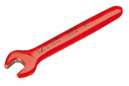 Gedore VDE 894 27 VDE Single Open Ended Spanner 27 mm
