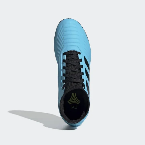 Adidas Predator Tango 19.3 Turf Shoes Bright Cyan 5.5 Kids - Soccer Cleats