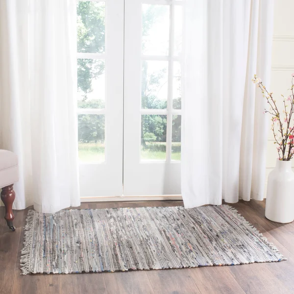 Safavieh Rag Rug RAR121M Grey - Multi 5& x 8& Area Rug