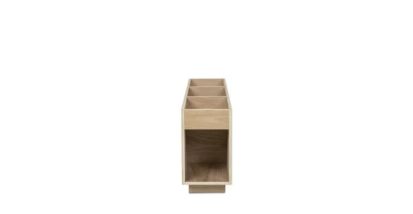 Light Oak Sofa Storage Console, Article Solae Modern Furniture