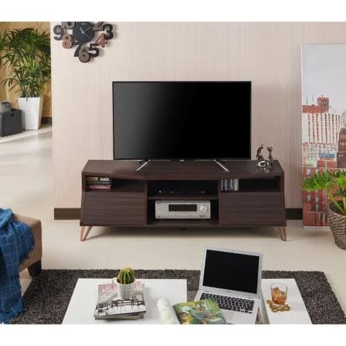Furniture of America Otis Mid-Century TV Stand - 63 inch, Wenge