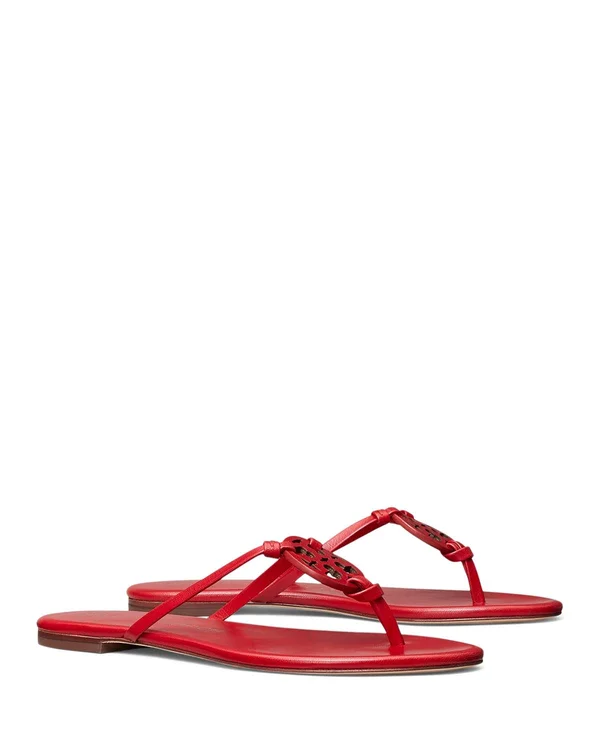 Tory Burch Miller Knotted Sandal Women's Shoes Tory Red/Tory Red : 6 M