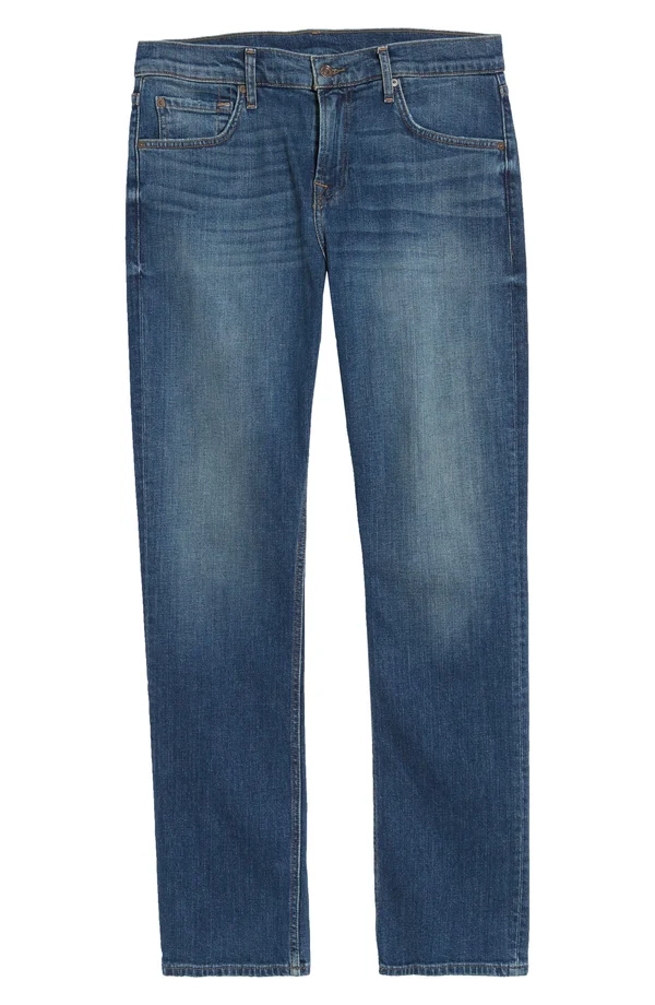 7 for All Mankind The Straight Slim Straight Leg Jeans - Blue - 42r