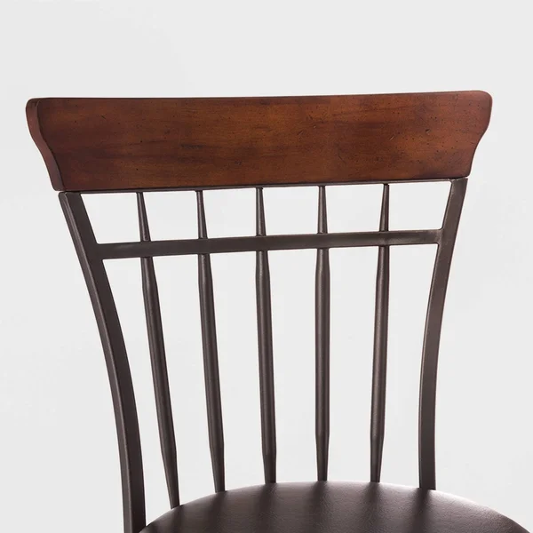 Hillsdale Cameron Swivel Vertical Spindle Bar Stool