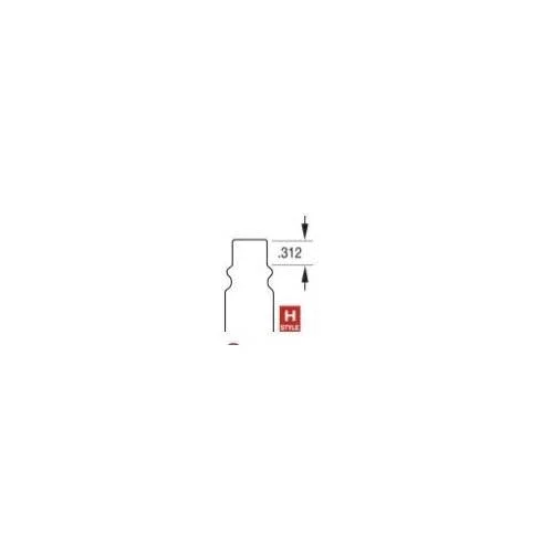 Milton 1840BK 0.25 in. FNPT H Style Plug