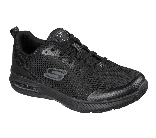Skechers Men's Work Relaxed Fit Dyna-Air SR Work Shoe, Black