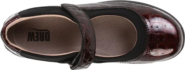 Drew Rose - Women's Mary Jane - Brown Croc 7 N