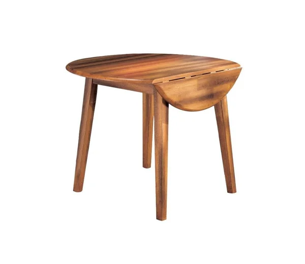 Ashley Berringer Round Drop Leaf Table, Rustic Brown