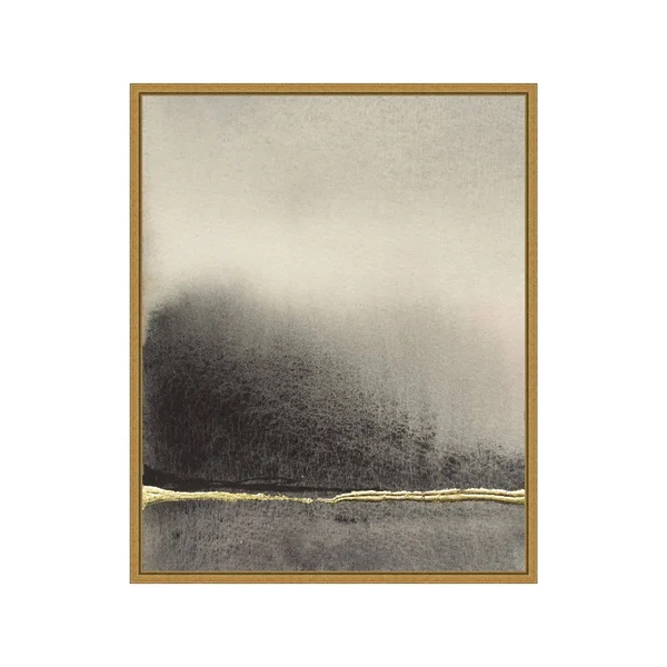 Amanti Art Trees After The Storm I Framed Canvas Wall Art, Gold, 16x20