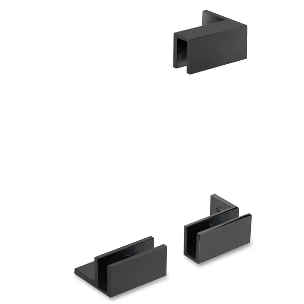 Symphony Shower Doors SS13.25X80MB 13.25x22 W x 80x22 Frameless Fixed Glass Panel Finish: Matte Black
