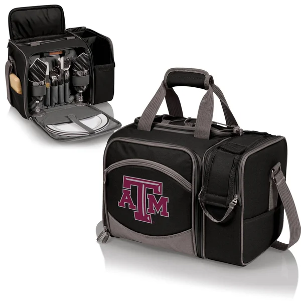Picnic Time NCAA Malibu Picnic Cooler: Black/Texas A & M Aggies