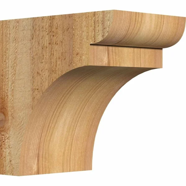4x22W x 10x22D x 26x22H Yorktown Rough Sawn Corbel, Western Red Cedar