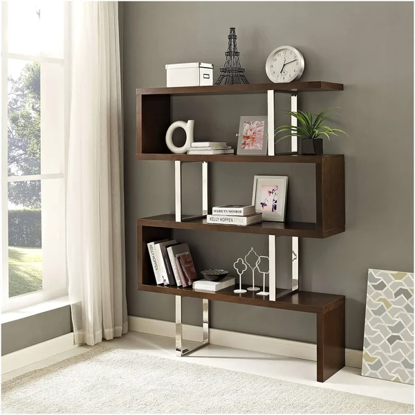 Modway Meander Stand - Walnut