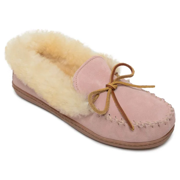 Minnetonka Alpine Sheepskin Moc 11 Women's Pink