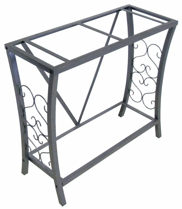 Aquatic Fundamentals 29 Gallon Scroll Aquarium Stand - Silver