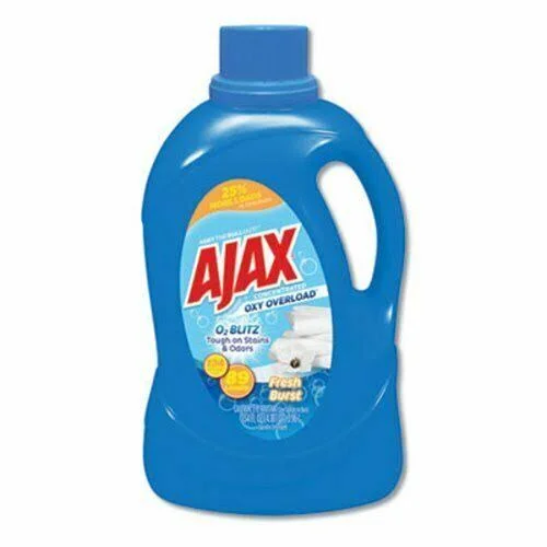 Ajax Oxy Overload Laundry Detergent - Fresh Burst, 134-oz, 4 Bottles (PBCAJAXX42)