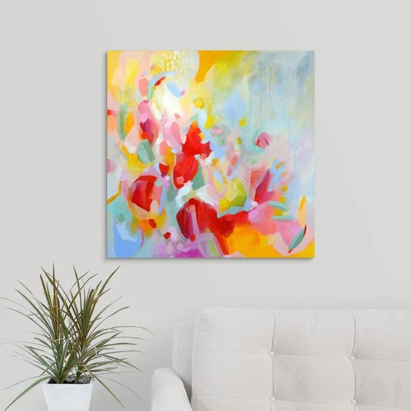 GreatBigCanvas Waiting for You by TA Marrison 24-in H x 24-in W Abstract Print on Canvas - 2466082-24-24X24