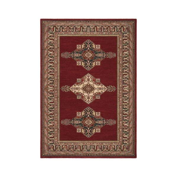 Safavieh Mahal MAH628Q 6&7x22 x 6&7x22 Square Red, Creme Area Rug