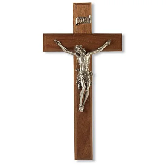11x22 Natural Cherry Cross with Pewter Corpus