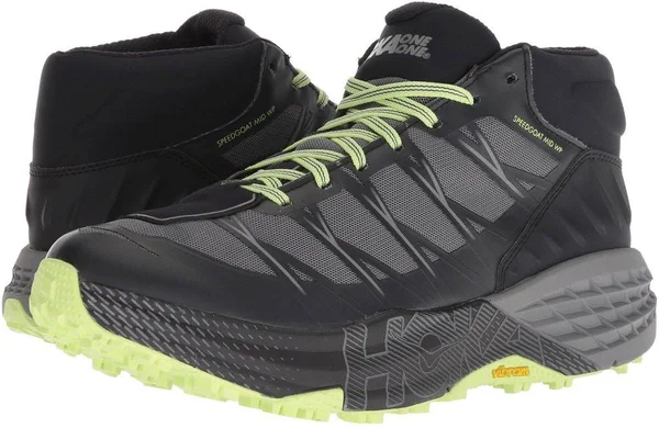 Hoka One One Speedgoat Mid WP Men's - Black/Steel Grey - 9.5