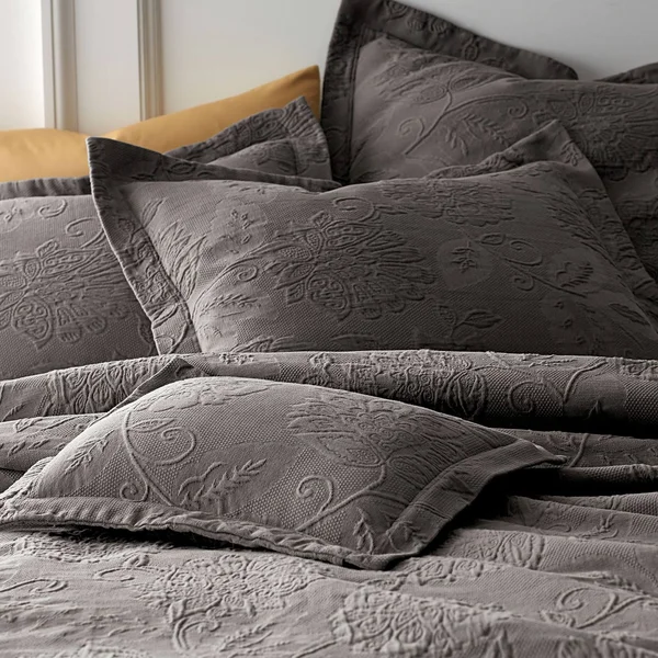 Putnam Cotton Matelassé Sham - Lagoon - Blue - Size Decorative, The Company Store