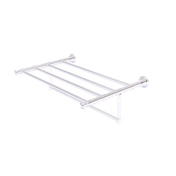 Allied Brass CL-HTL-5-TB-24-PC Carolina Wall Mounted Towel Rack Finish: Polished Chrome