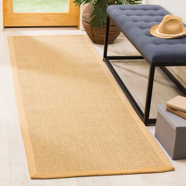 Safavieh Natural Fiber Brown & Brown 2& x 12& Rug