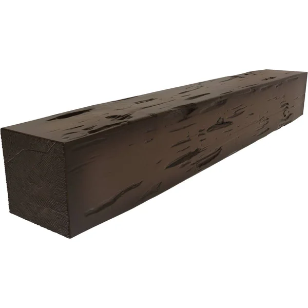 Ekena Millwork MANUPC04X08X48NM 4x22H x 8x22D x 48x22W Pecky Cypress Faux Wood Fireplace Mantel, Natural Mahogany