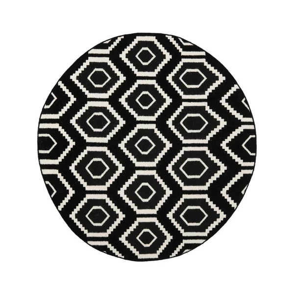 Safavieh 8& x 10& Dhurries DHU556L Black, Ivory Rug