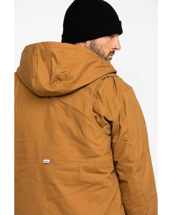 Dickies Men's Duck Flex Mobility Jacket, TJ376, Brown Duck