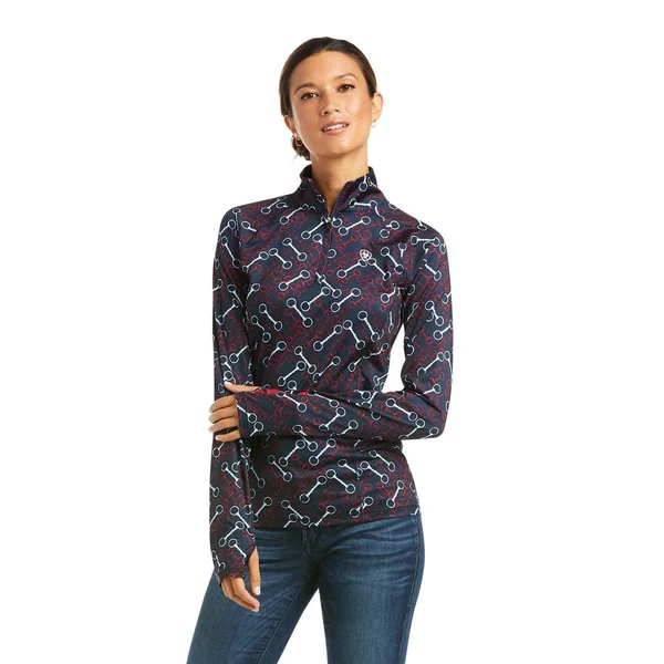 Ariat Ladies Lowell 2.0 1/4 Zip XXL Black