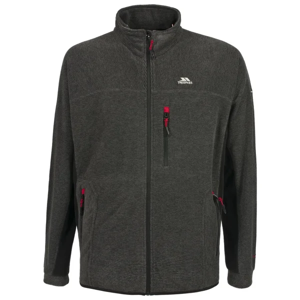 (S, Black) Trespass Mens Jynx Full Zip Fleece Jacket