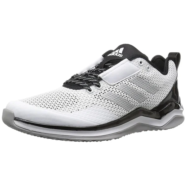 Men's Speed Trainer 3 Shoes, White/Silver/Black, 4.5, Adidas