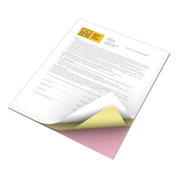 Xerox Bold Digital Carbonless Paper, 8 1/2 x 11, White/Canary/Pink