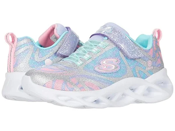 Skechers Girls& S Lights Twisty Brights Dazzle Flash Sneaker