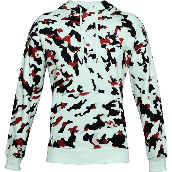 Under Armour Men's Rival Fleece Camo Hoodie - Blue, SM