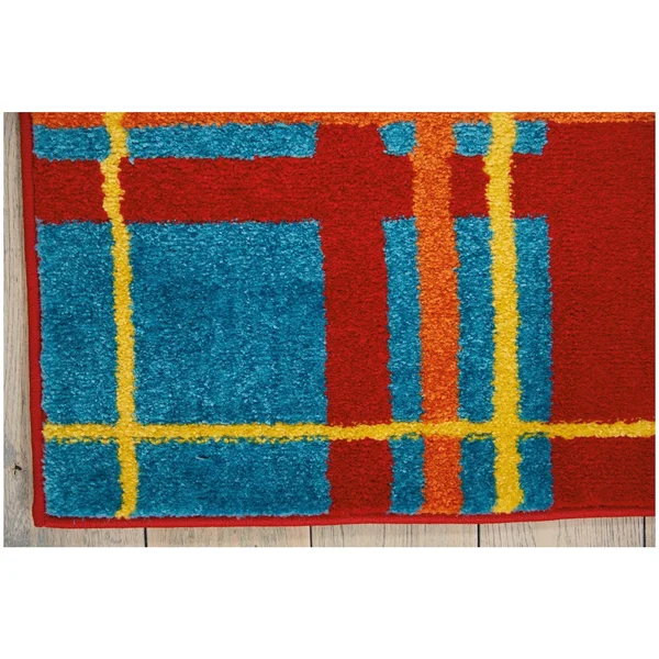 Nourison OKD01 Oakdale Red Area Rug - 4&x6&