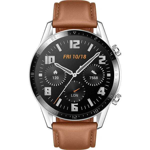 Huawei Watch GT2 Latona-B19s Leather 46mm - Pebble Brown