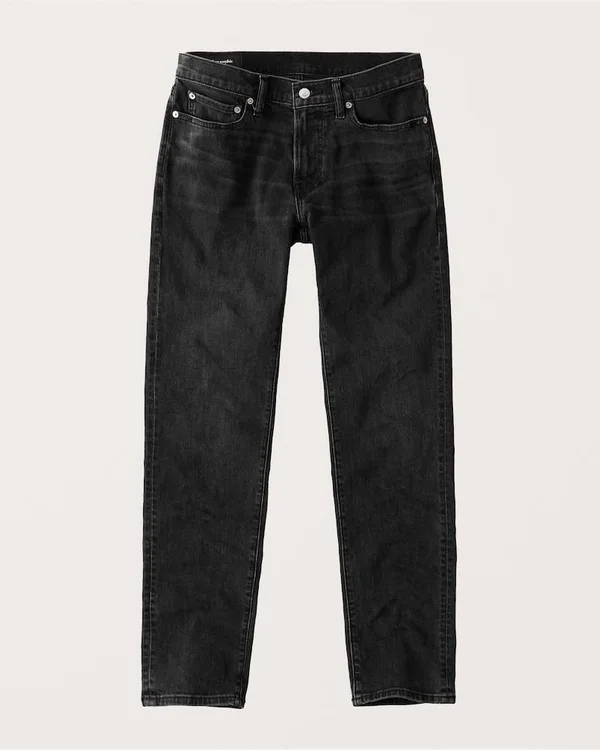Men's Skinny Jeans in Washed Black - Size 38 x 34, Abercrombie & Fitch
