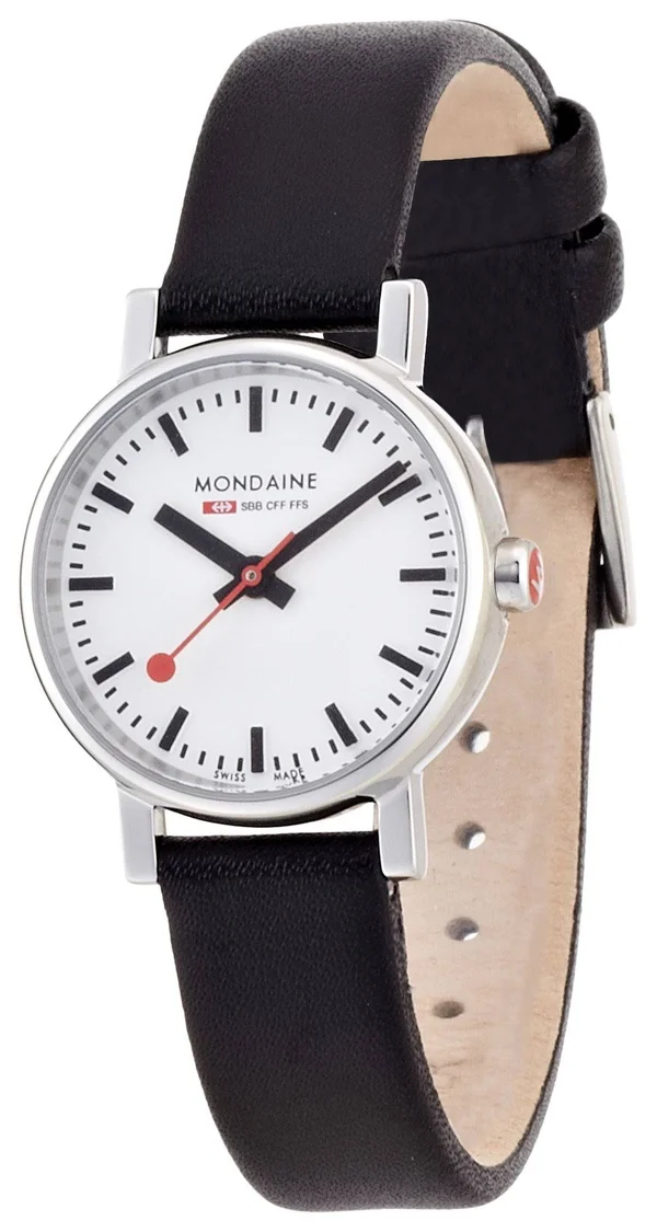 Mondaine Evo Petite White Dial Ladies Watch A6583030111SBB