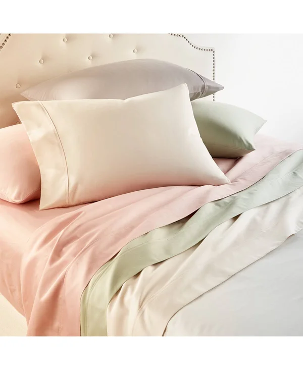 AQ Textiles Camden Sateen 1250 Thread Count 4 pc. Sheet Set - California King - Green