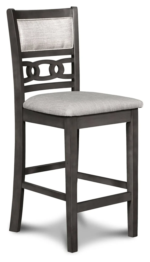 New Classic Furniture GIA Counter Chairs, Set of 2, Gray