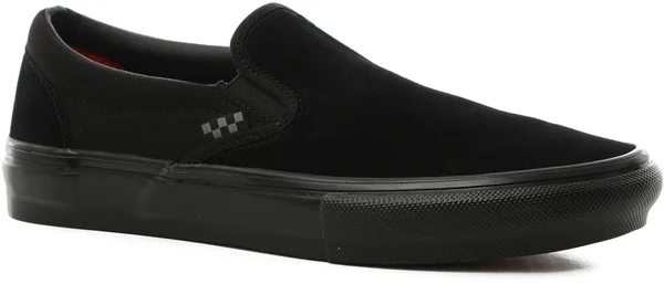Vans Skate Slip-On Shoes - Black/Black - 5.5