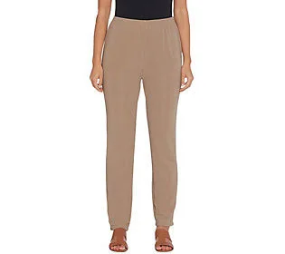 Susan Graver Essentials Lustra Knit PetiteSkinny Pants - Size 2x Petite, Mushroom