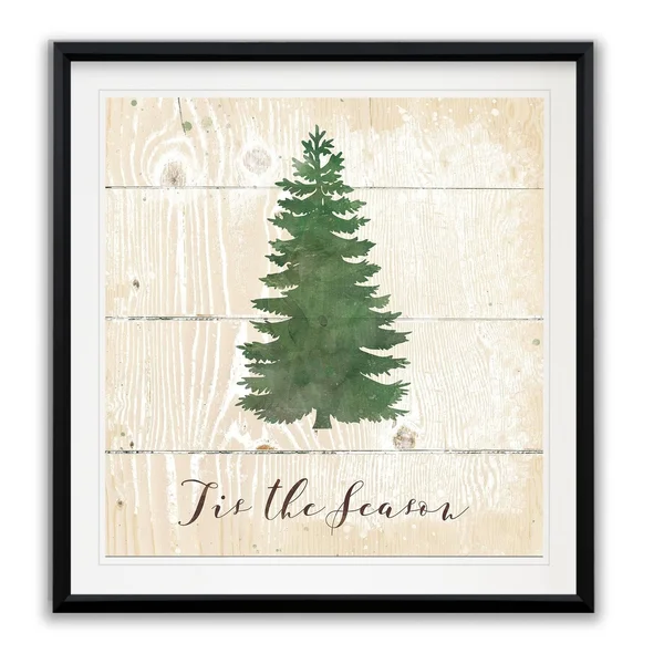 TIS The Season Pine -Framed Giclee Print - 34x34