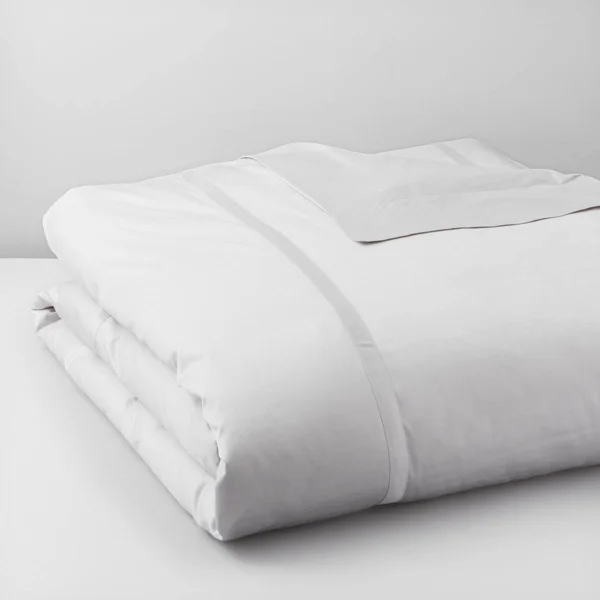 Matouk Nocturne - King Duvet Cover, Silver