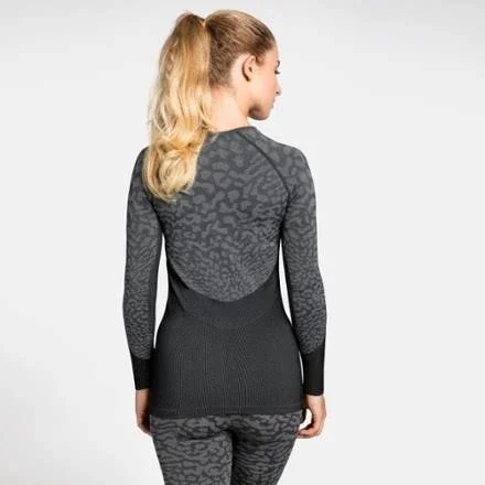 Odlo Women's Blackcomb Base Layer Top Black Xs