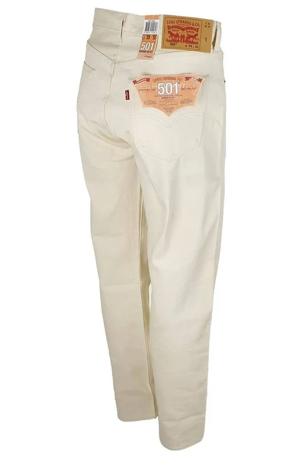 Levi&s Men's 501 Denim Original Shrink to Fit Button Fly Jeans - Gold 2515
