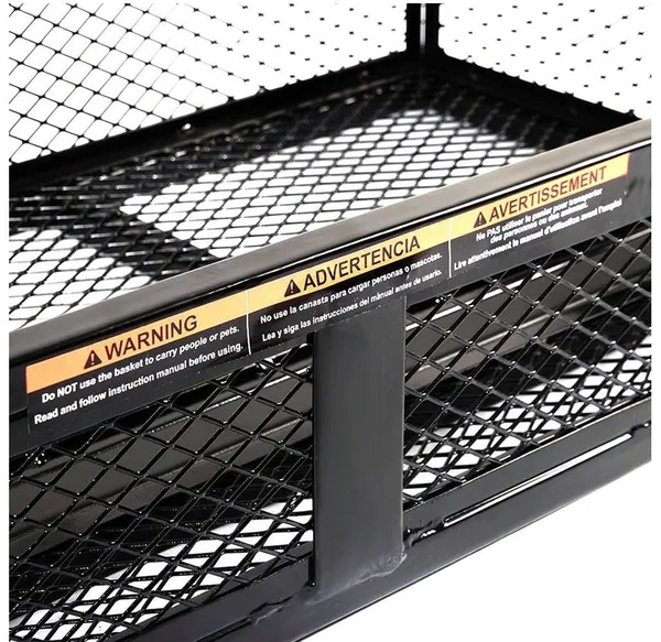 Universal Front ATV HD Steel Cargo Basket Rack Luggage Carrier